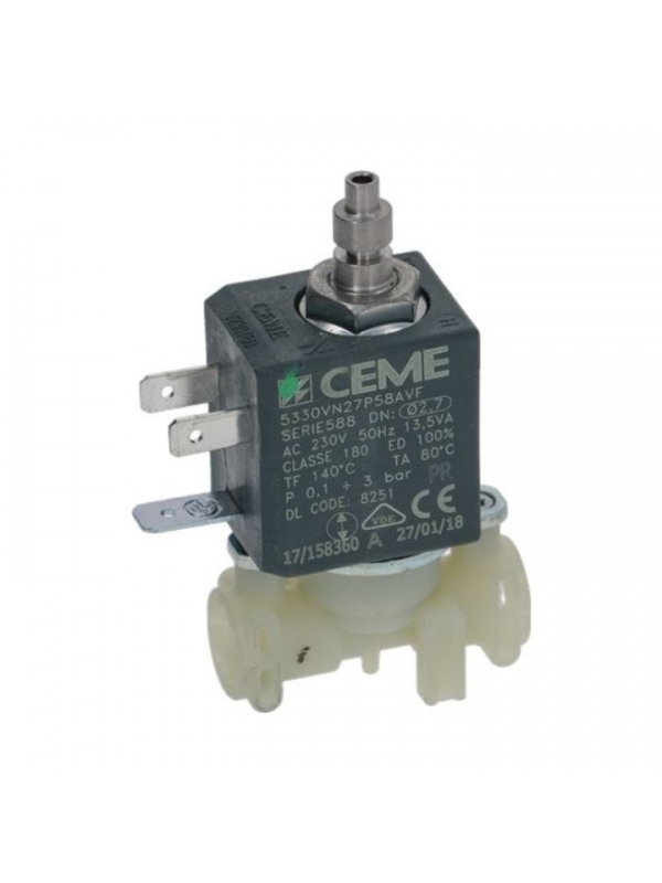 Valvula Solenoide 3VA 230V Cafeteira Delonghi ESAM ECAM