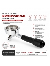Porta-filtro 1 Xicara P/ Gaggia Classic, Baby Class, Baby Twin, Classic E24 Classic EVO La Nera P7 I2