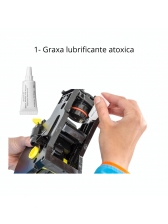 Descalcificante 250ml  Gaggia + graxa atoxica 5g + Kit Oring