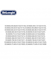 Chassi corpo internos de montagem  lateral direito cafeteira delonghi ecam P8 C7