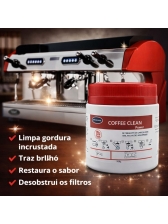 Detergente desengordurante em po 500g  para maquina de cafe