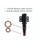 Descalcificante 250ml  Gaggia + graxa atoxica 5g + Kit Oring
