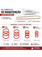 Kit  Manutenção Grupo Cafe Gaggia - Saeco Philips - Oring, Graxa, Feltro de Limpeza