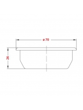 Filtro para 2 cafes, Casadio, Faema, Rancilio, La Marzocco P2 C7