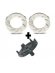 Kit 2 lamina  de ceramica  + 1 suporte plastico cafeteira saeco e gaggia
