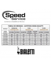 Borracha de vedacao cafeteira bialetti 4 xicaras original P7 D5