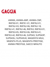 Alca para reservatorio de agua cafeteira gaggia anima