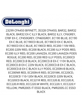 Reservatorio de agua completo cafeteira delonghi EC220 P8 F3