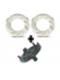 Kit 2 lamina  de ceramica  + 1 suporte plastico cafeteira saeco e gaggia